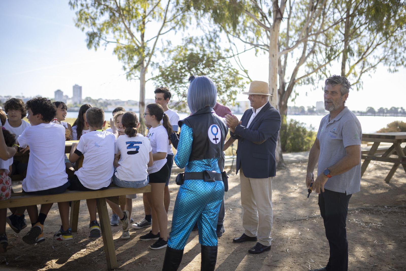 Imágenes de la clausura de la Escuela de Exploradores en Marismas del Odiel