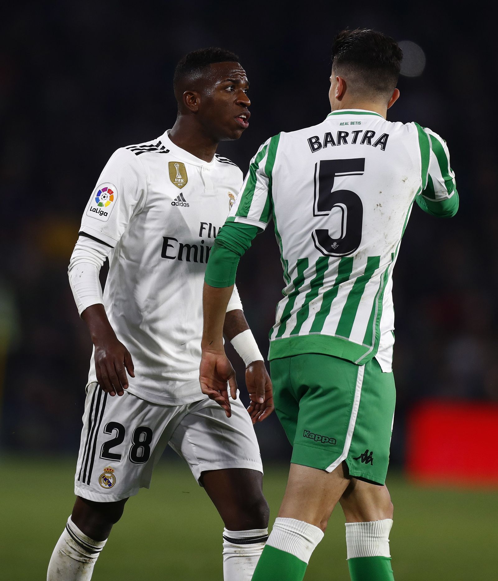 El Betis-Real Madrid, en imágenes.