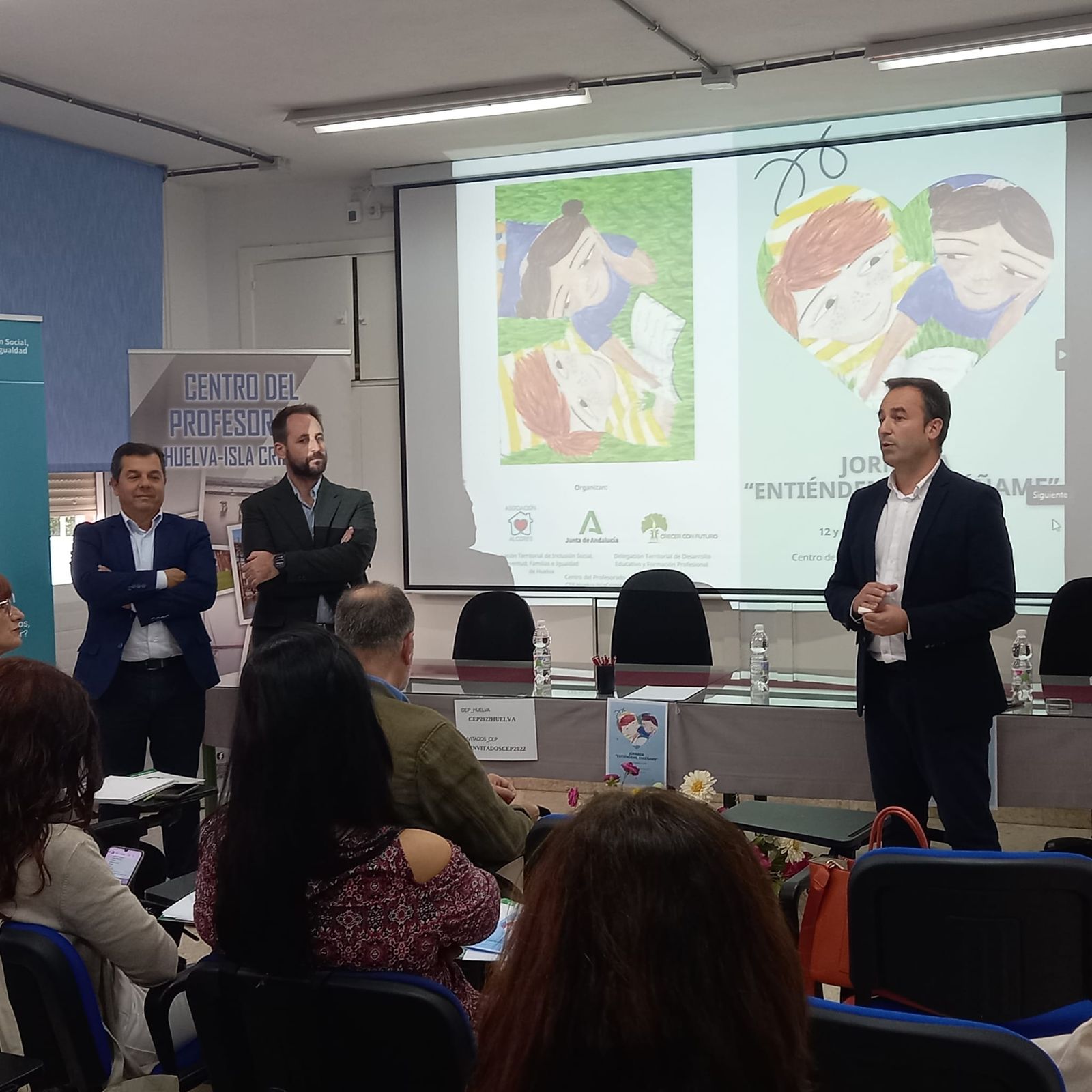 El delegado de Desarrollo Educativo, Carlos Soriano, durante las jornadas.