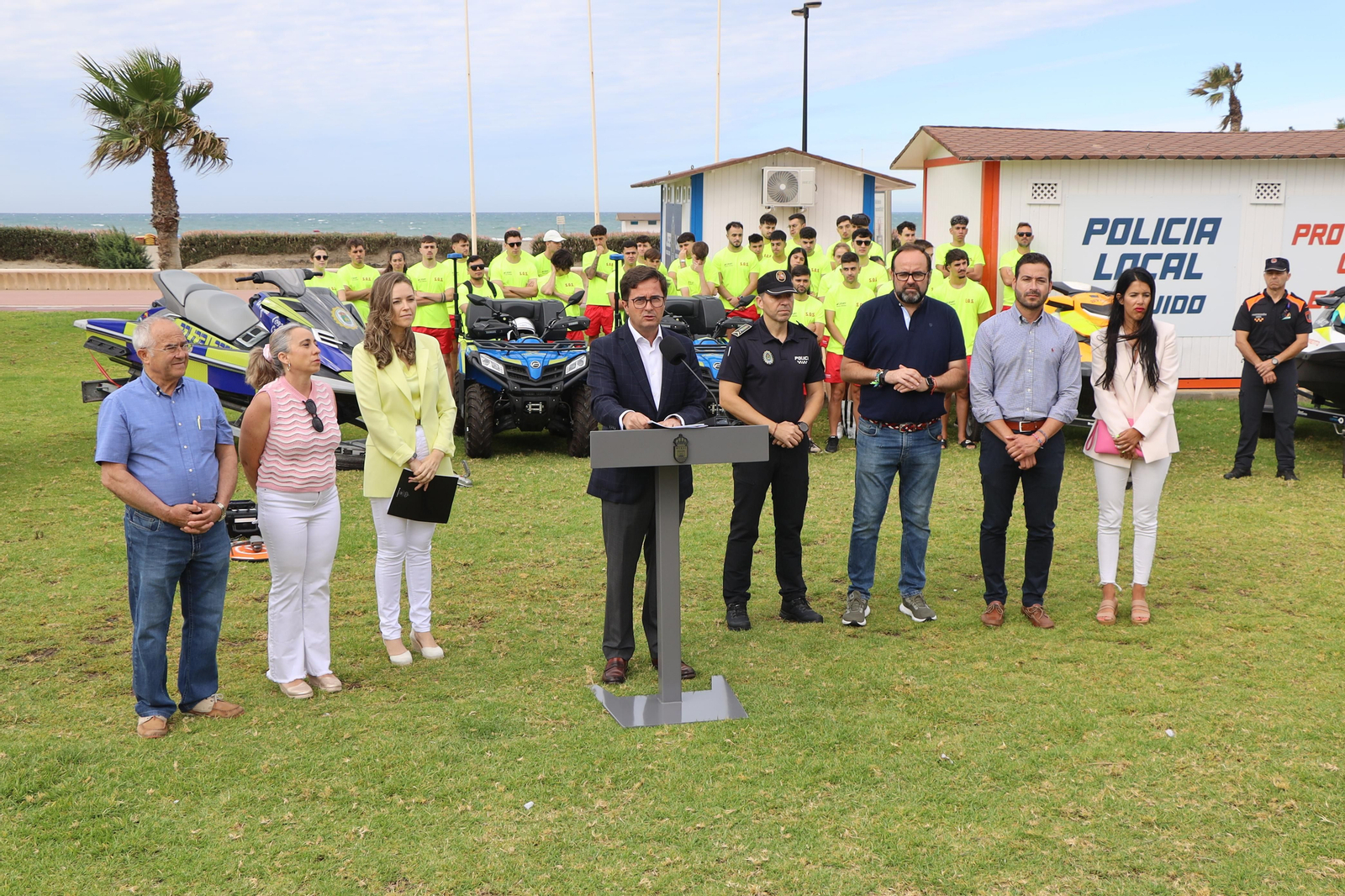 El Plan de Playas de El Ejido ha sido presentado en el Centro de Coordinación del Servicio de Salvamento y Socorrismo.