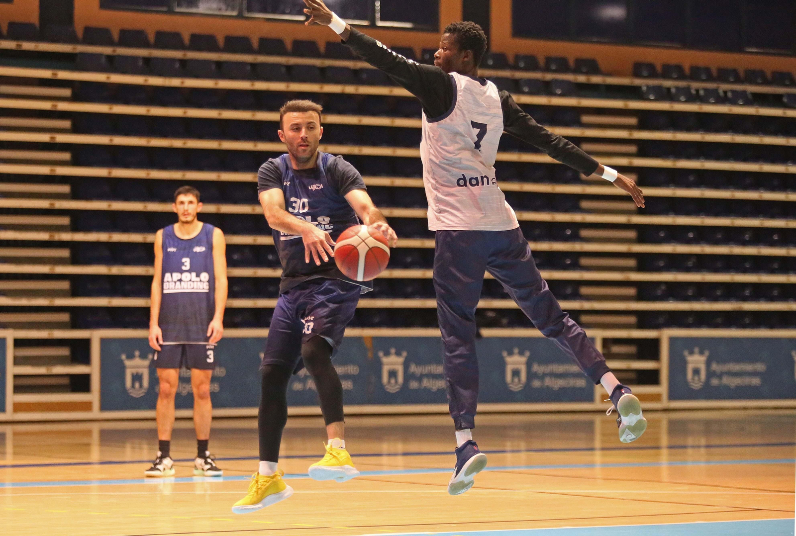 Fotos del entrenamiento de Udea