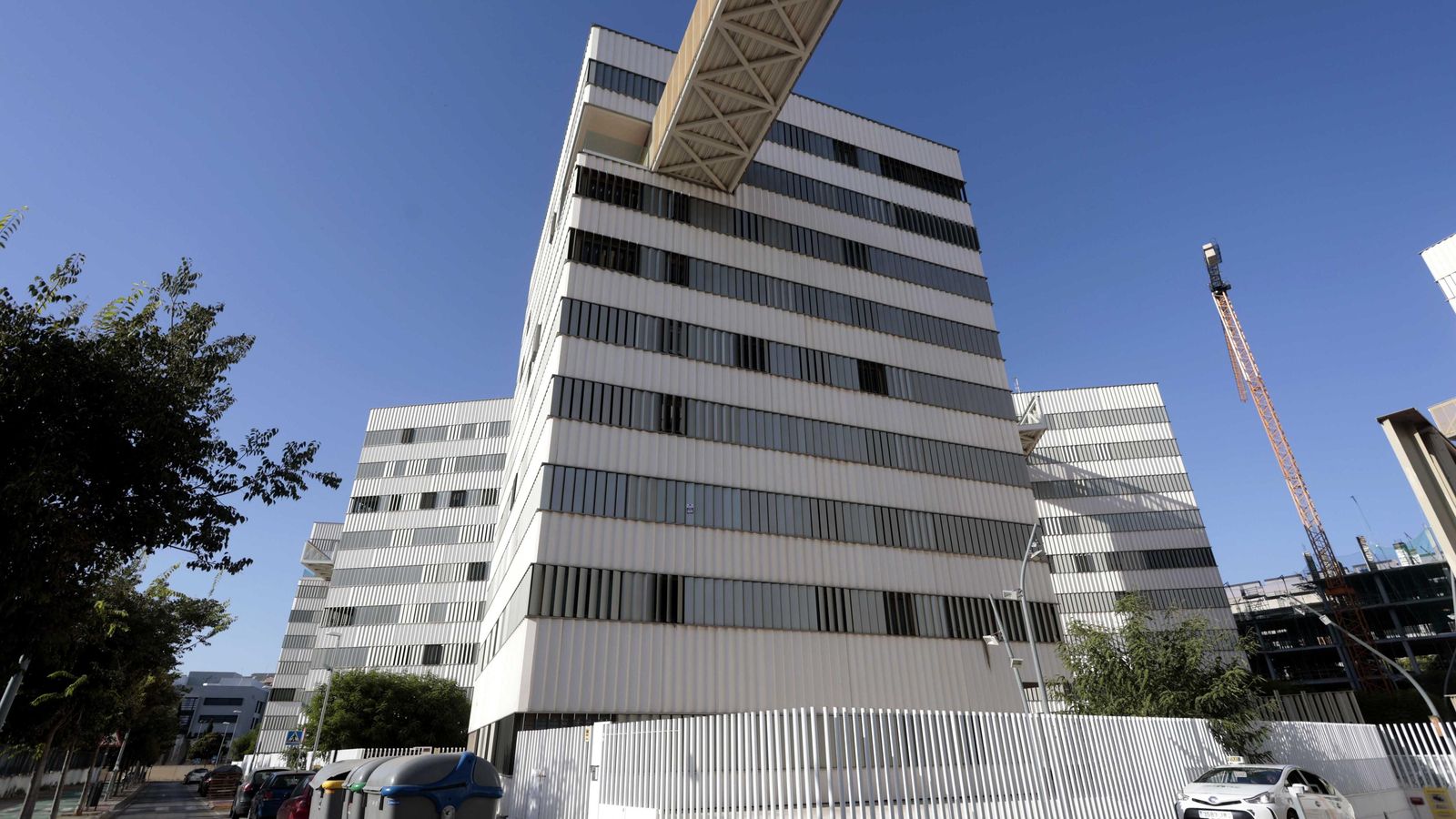 Edificios de viviendas construidos en los terrenos de las antiguas cocheras de Tussam.