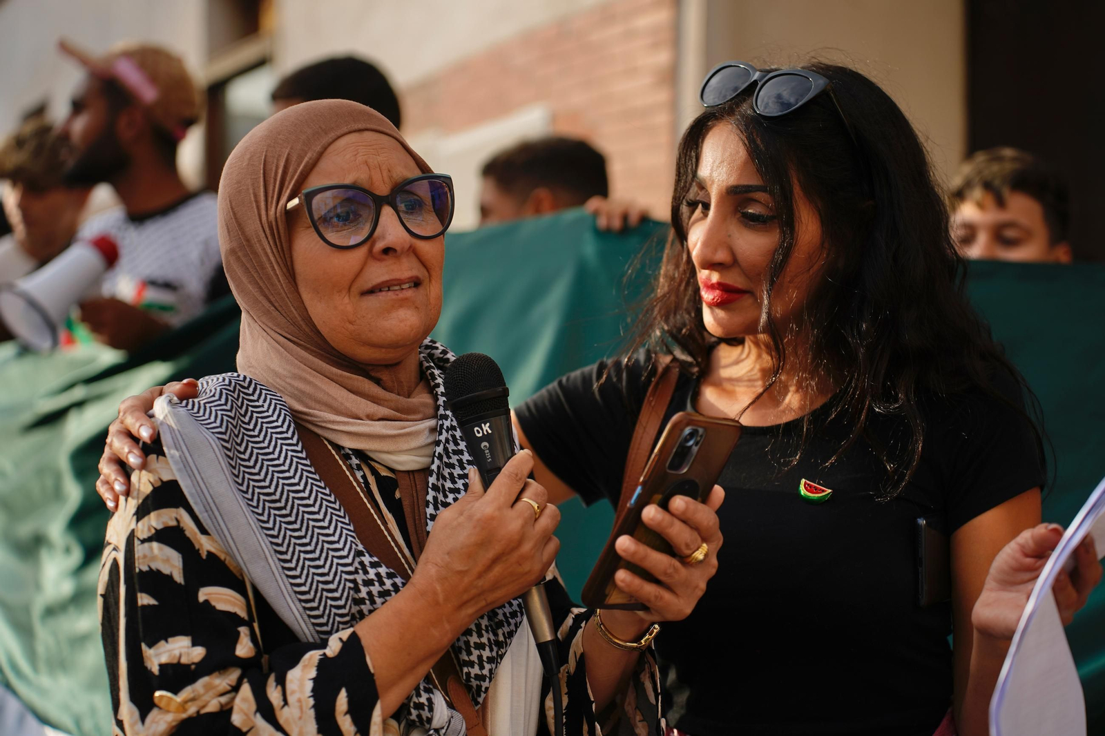 Las fotos de la concentración en Algeciras en apoyo a la flotilla a Gaza