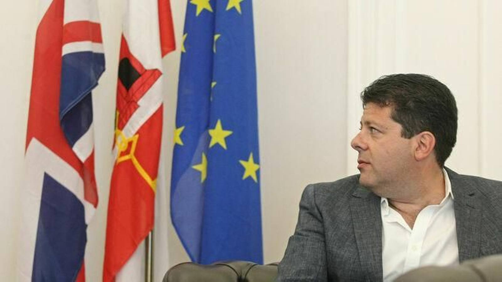 Fabián Picardo, ministro principal de Gibraltar.