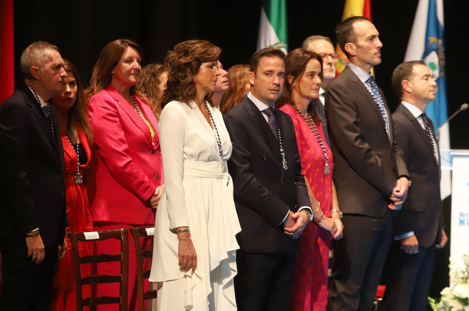 Imágenes de la toma de posesión de Pilar Miranda como alcaldesa de Huelva