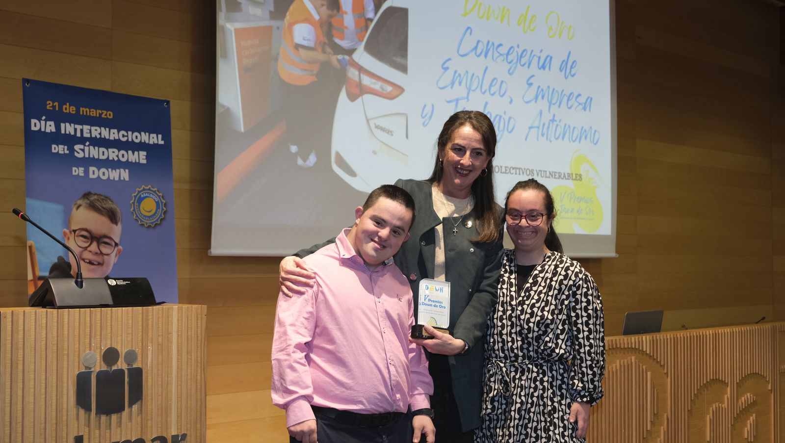 Imágenes de la entrega de los Down de Oro de Almería