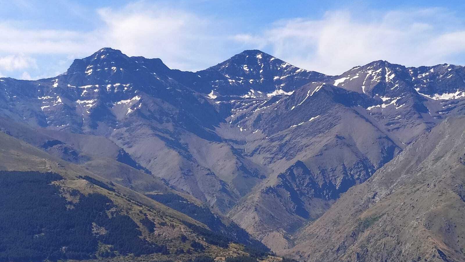 Cara norte del Mulhacén Cara norte del Mulhacén
