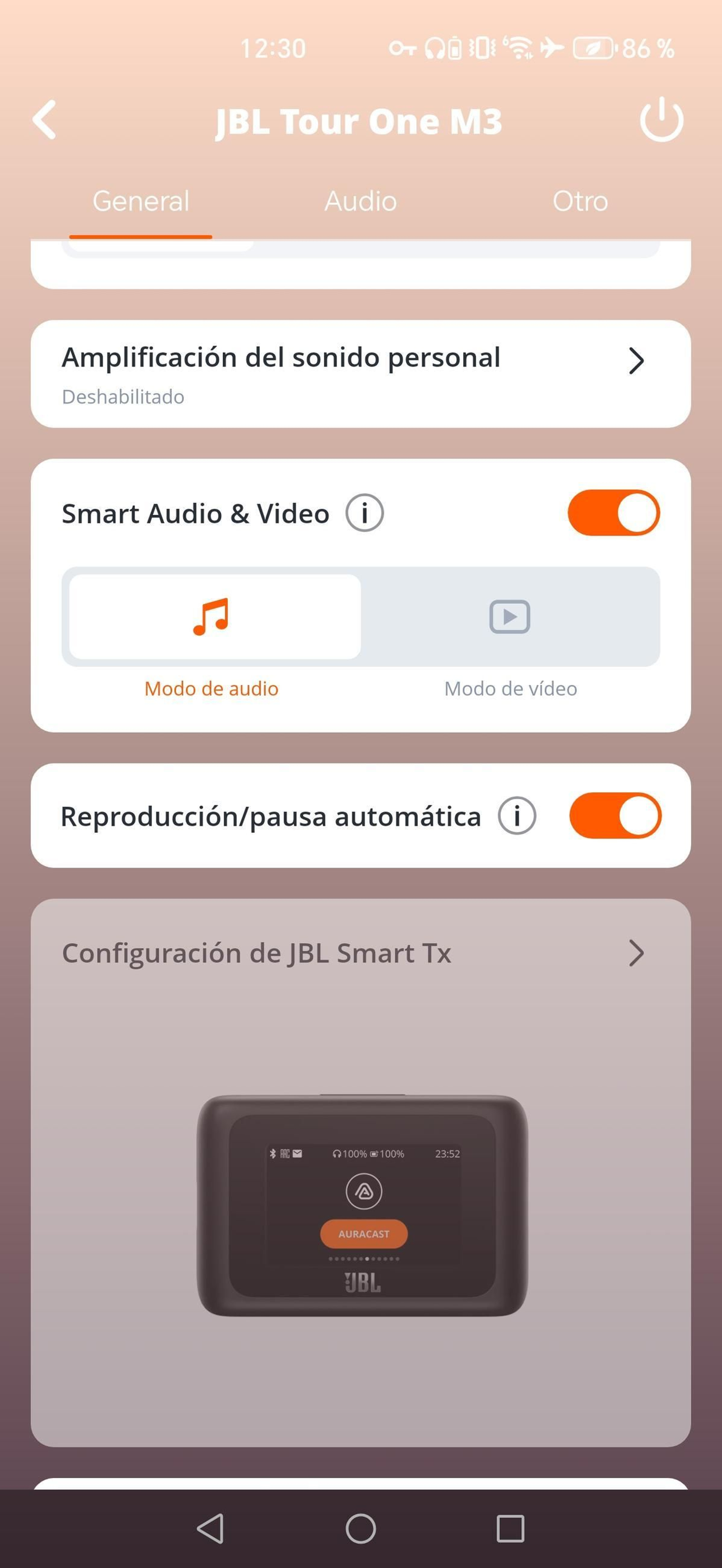 Auriculares JBL Tour One M3 - App JBL Headphones