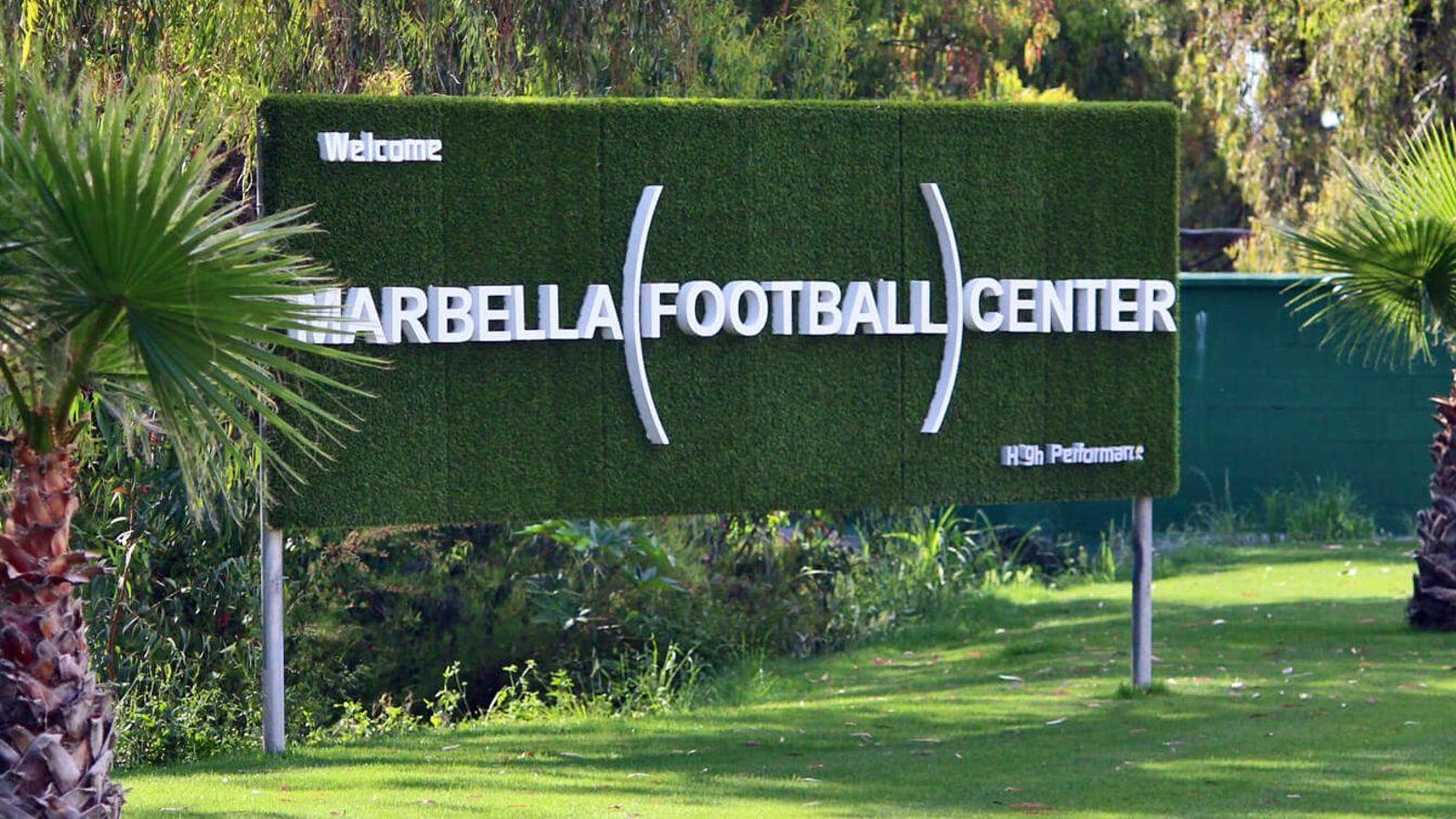 El acceso al Marbella Football Center