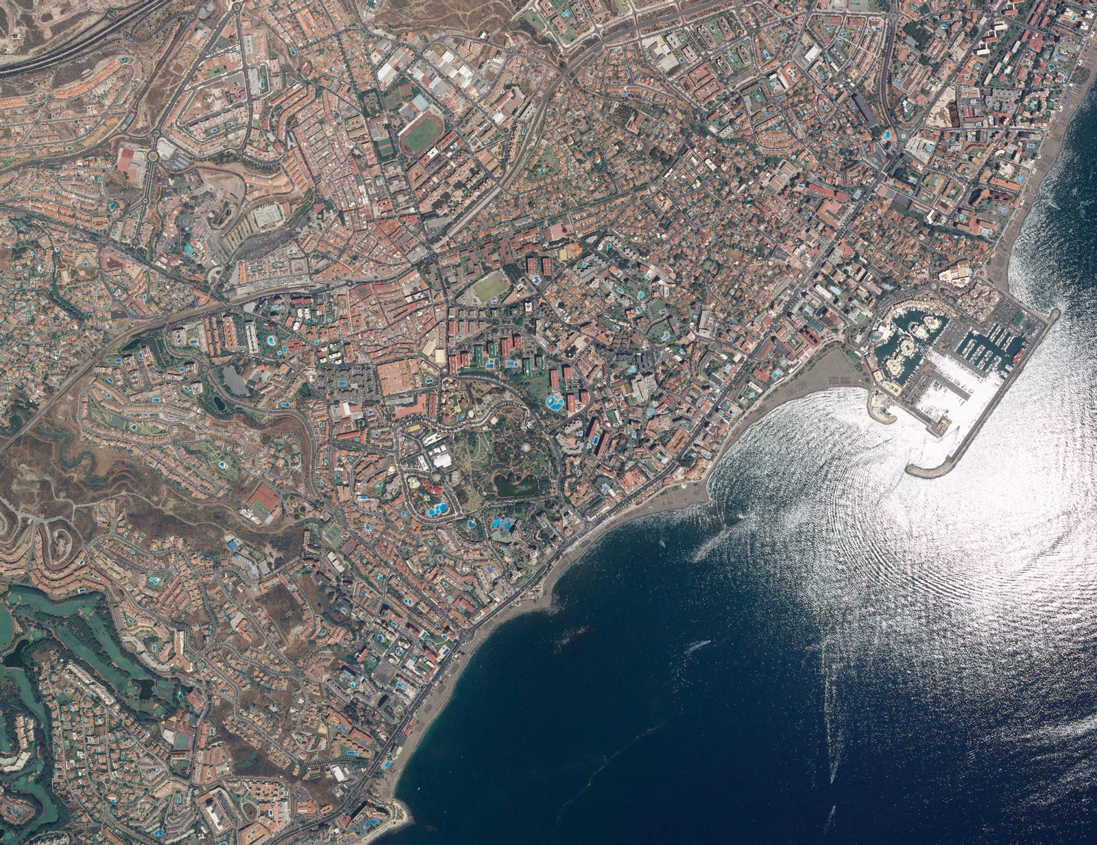 Vista aérea Benalmádena 2010 Vista aérea Benalmádena 2010