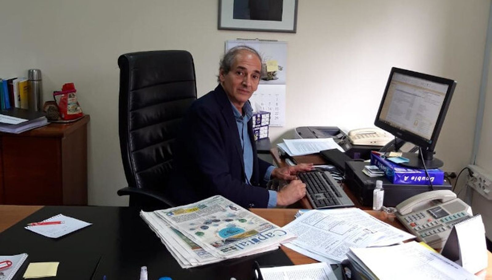 El gaditano Borja Montesino Martínez del Cerro está durante el confinamiento en su puesto en la embajada de España en Etiopía.