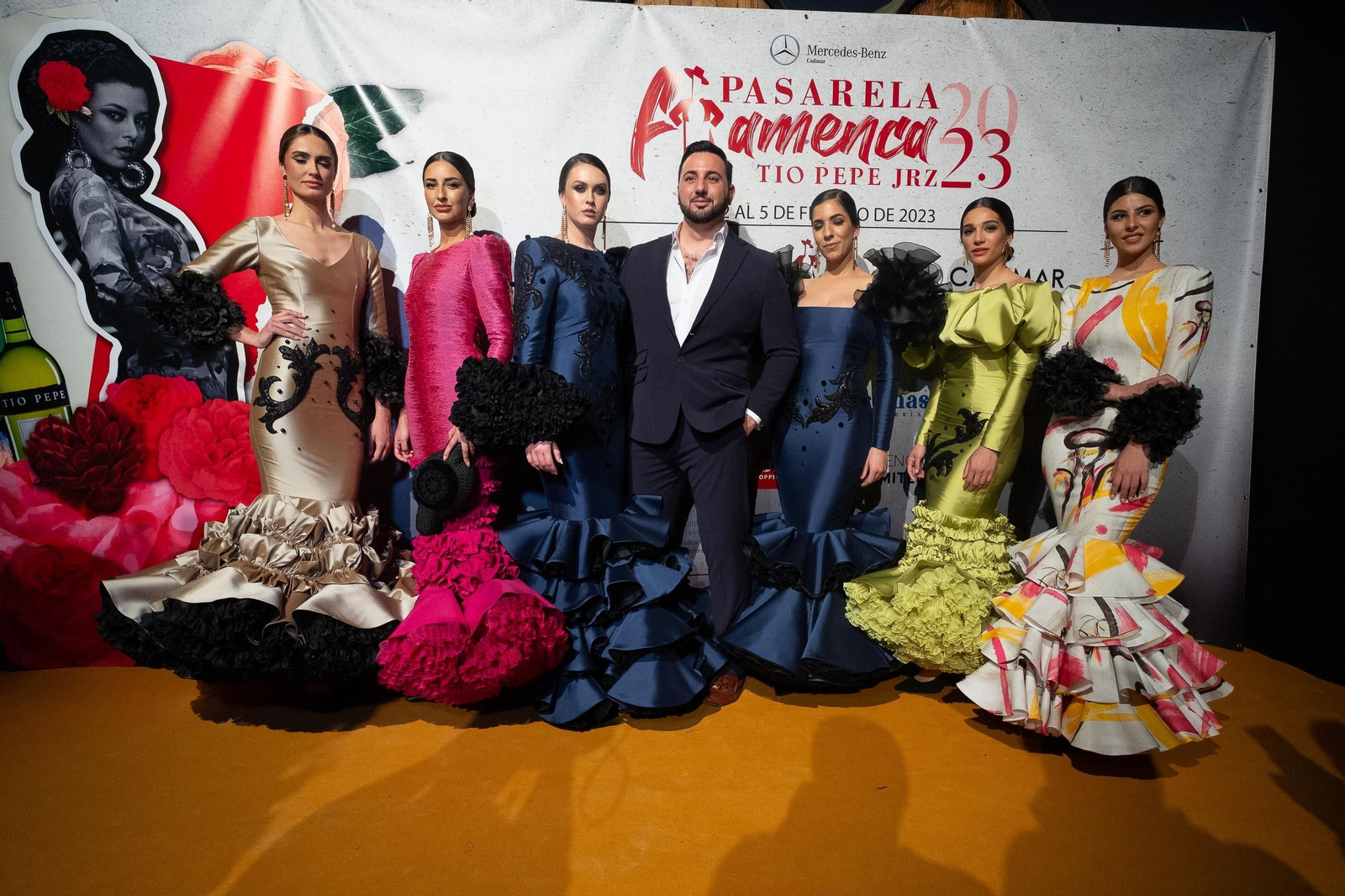 Desfile de Ernesto Sillero en la Pasarela Flamenca Jerez Tío Pepe 2023
