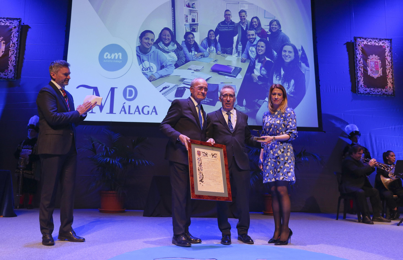 Las fotos de las distinciones 'M de Málaga' con motivo del Día de Andalucía en la Diputación de Málaga