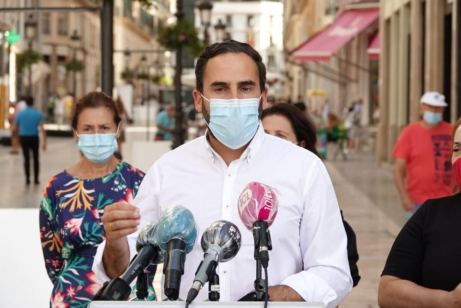 Daniel Pérez, portavoz del PSOE en el Ayuntamiento de Málaga.