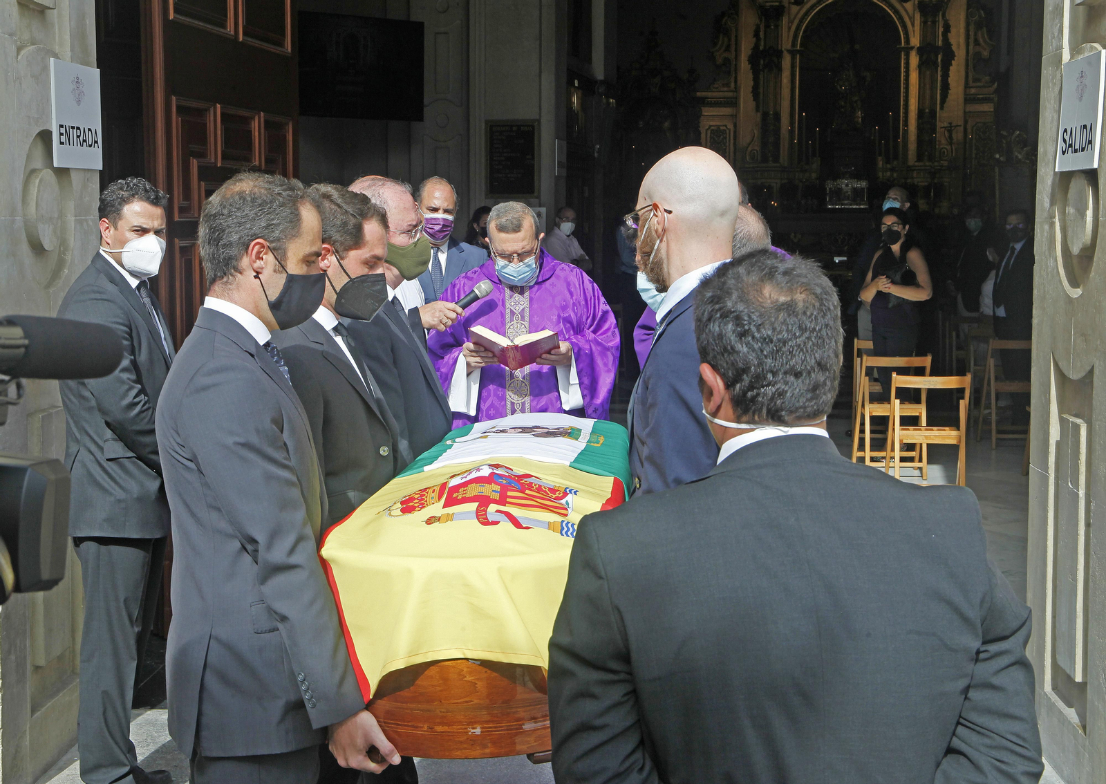 Funeral Manuel Clavero en el Gran Poder