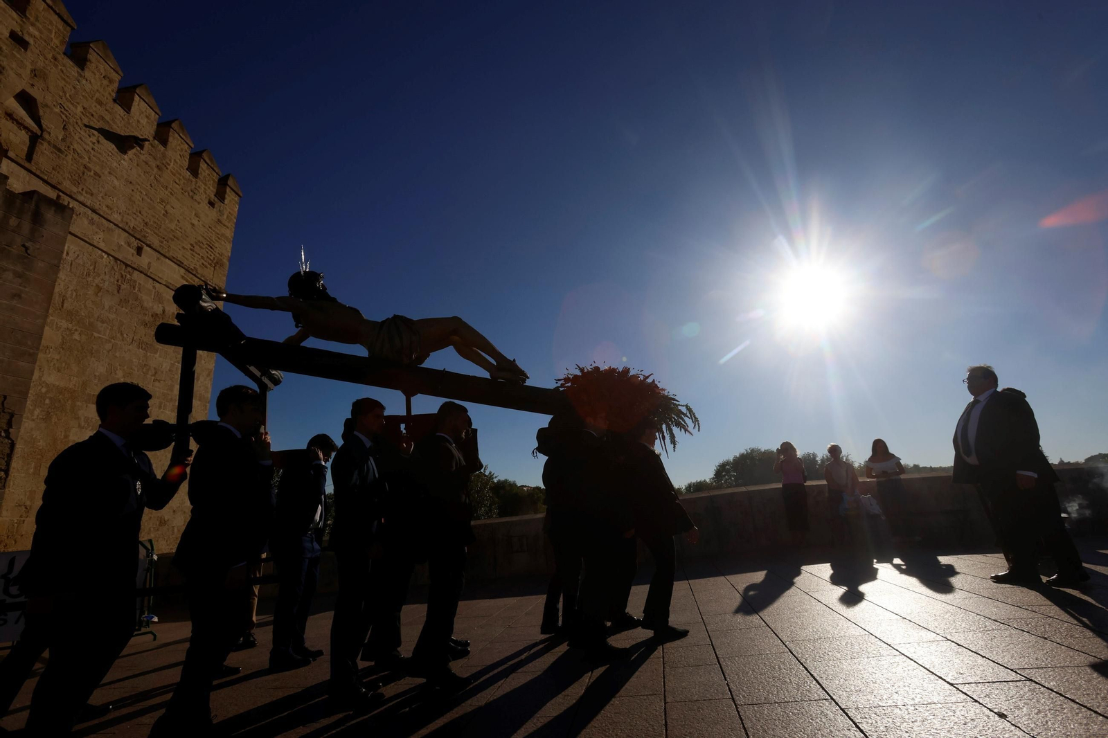 Santísimo Cristo de la Caridad de Pozoblanco, en el Magno Vía Crucis de Córdoba