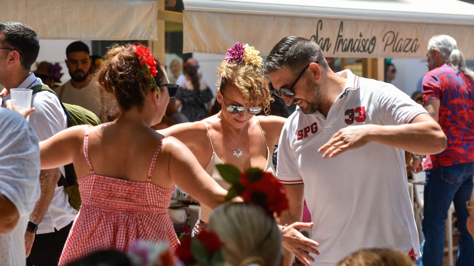 Las fotos del Domingo Rociero en el centro de la Línea