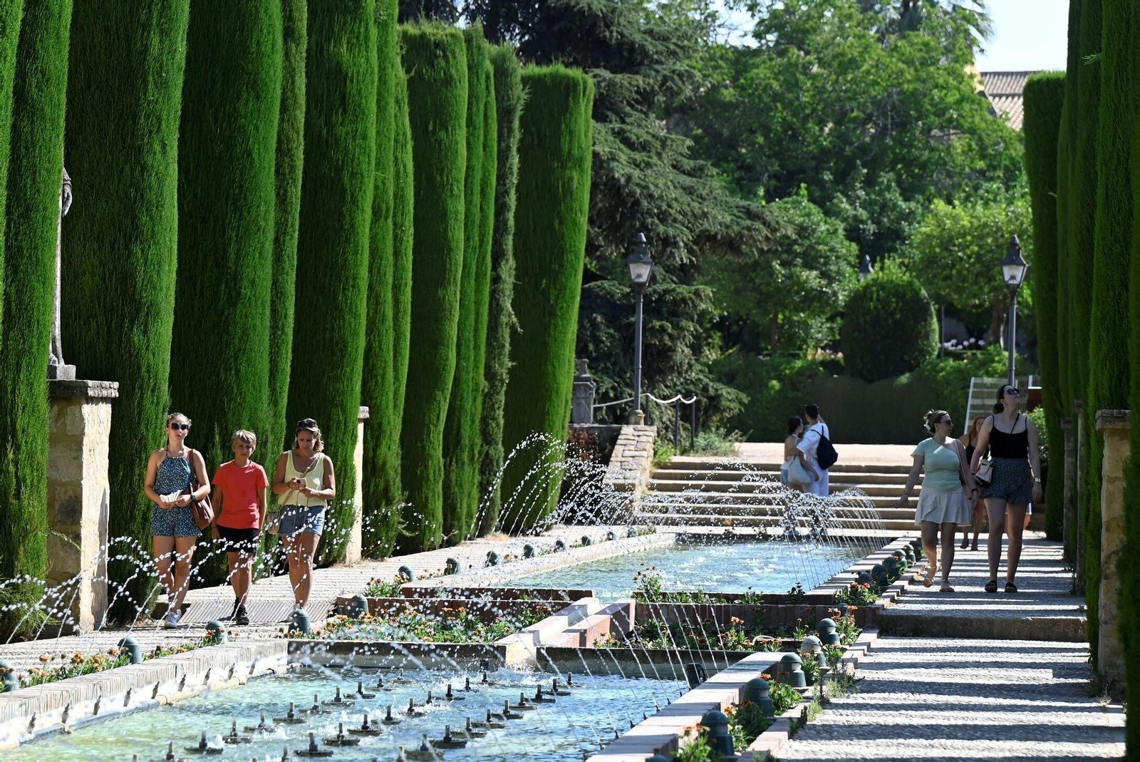 Jardines del Alcázar de los Reyes Cristianos.
