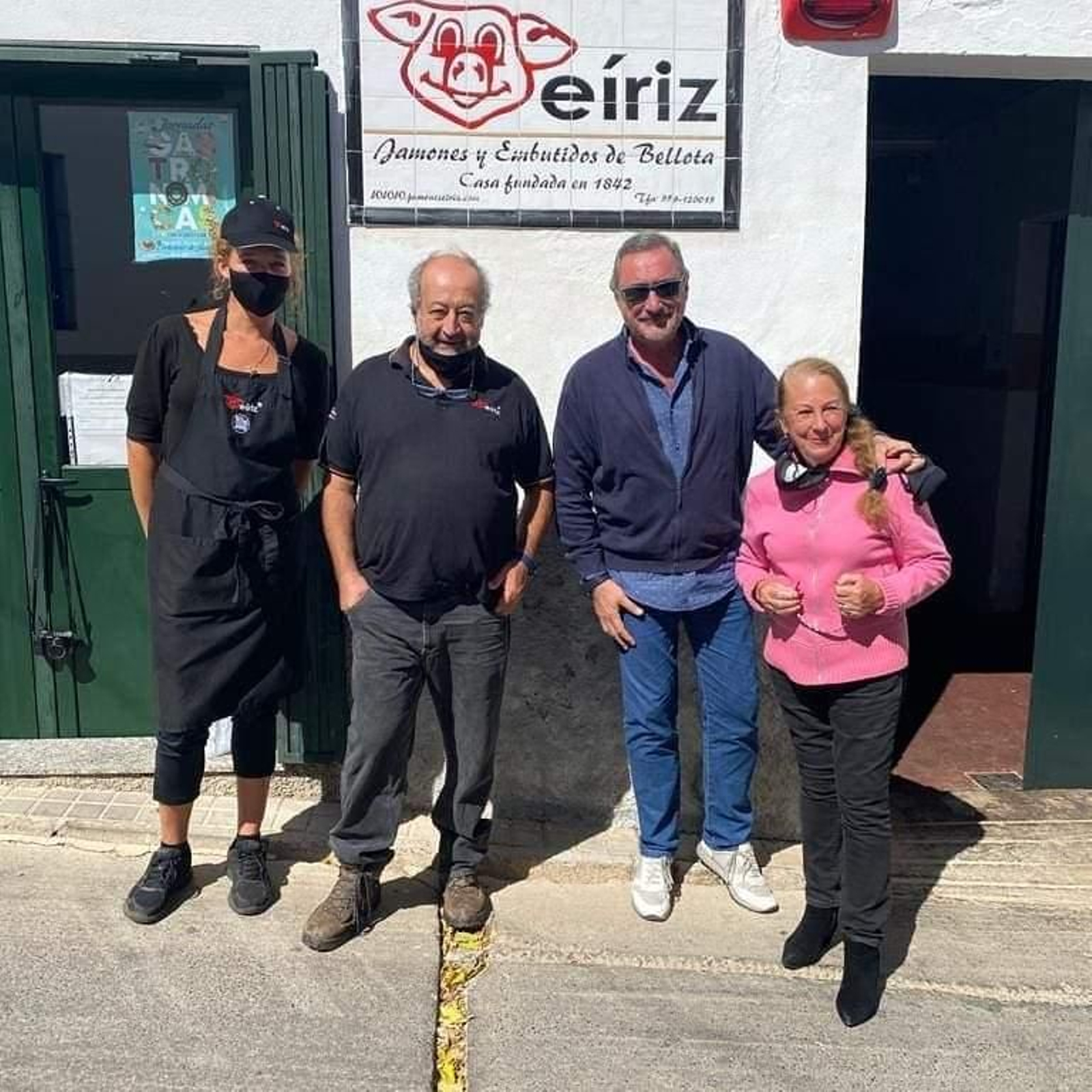 Junto a Carlos Herrera y la madre de Gerardo