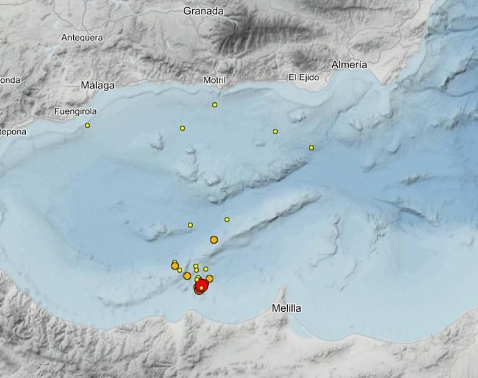 Principales sismos en la costa.