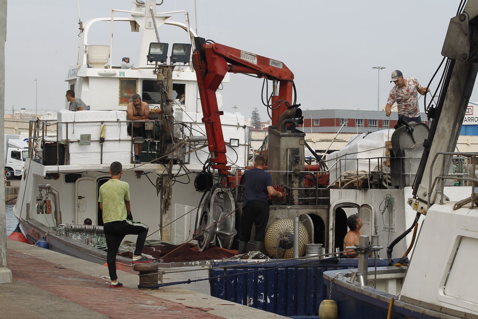 Foto de archivo del puerto de Almería.