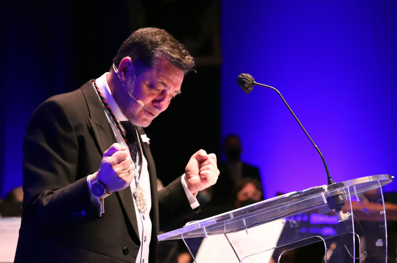 Imágenes del Pregón de la Semana Santa de Huelva 2021 de Eduardo Sugrañes