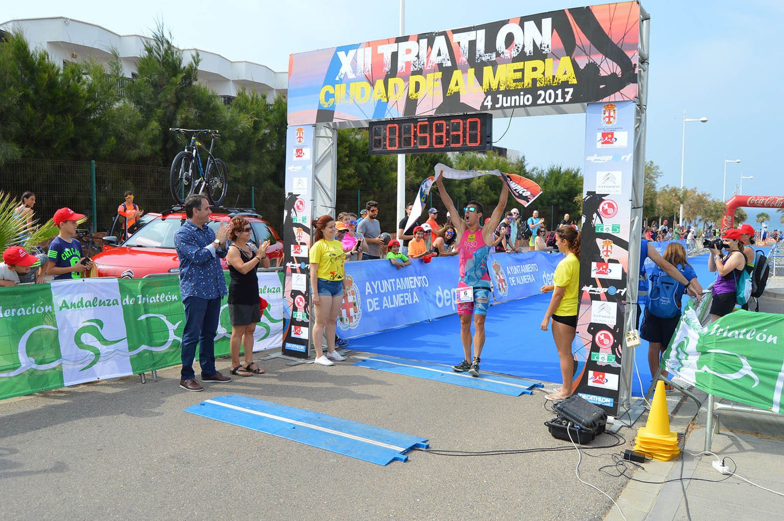 Llegada a meta de Raso.