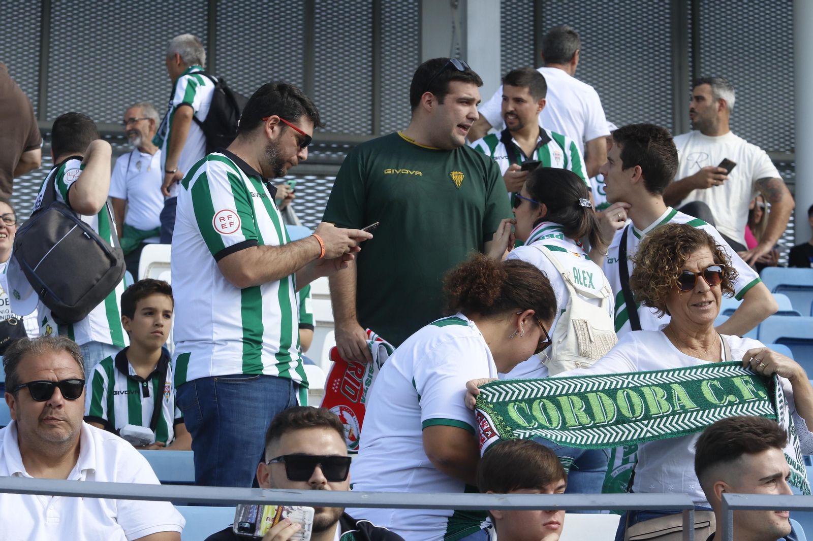 Las imágenes de la afición del Córdoba CF en el Alfredo Di Stéfano