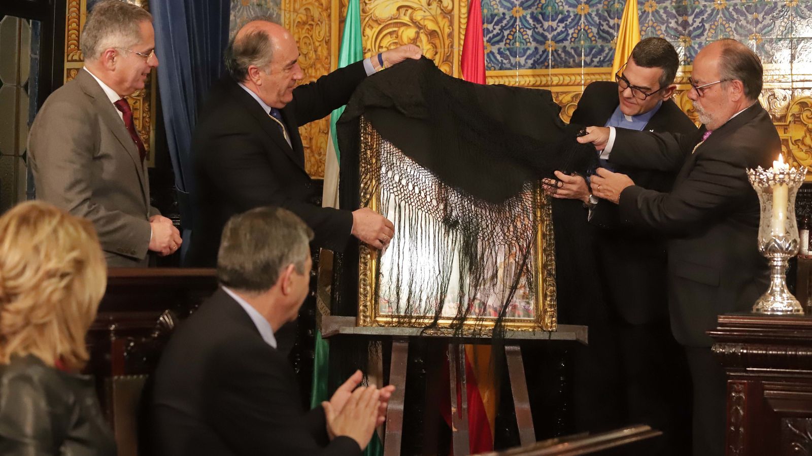 Presentación del cartel anunciador de la Semana Santa de Algeciras en imágenes