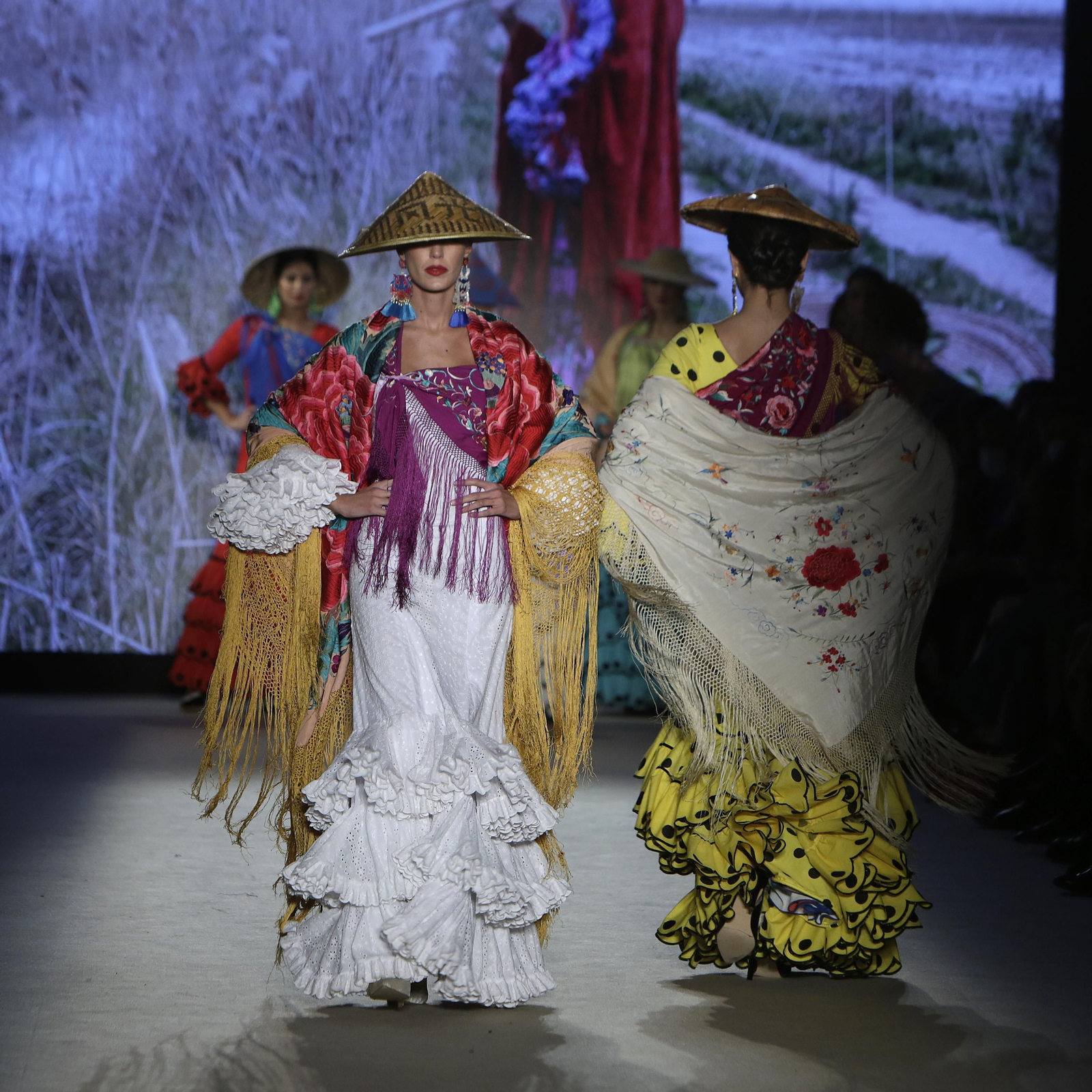 Uno de los diseños de la colección que Rocío Peralta ha llevado a We Love Flamenco.