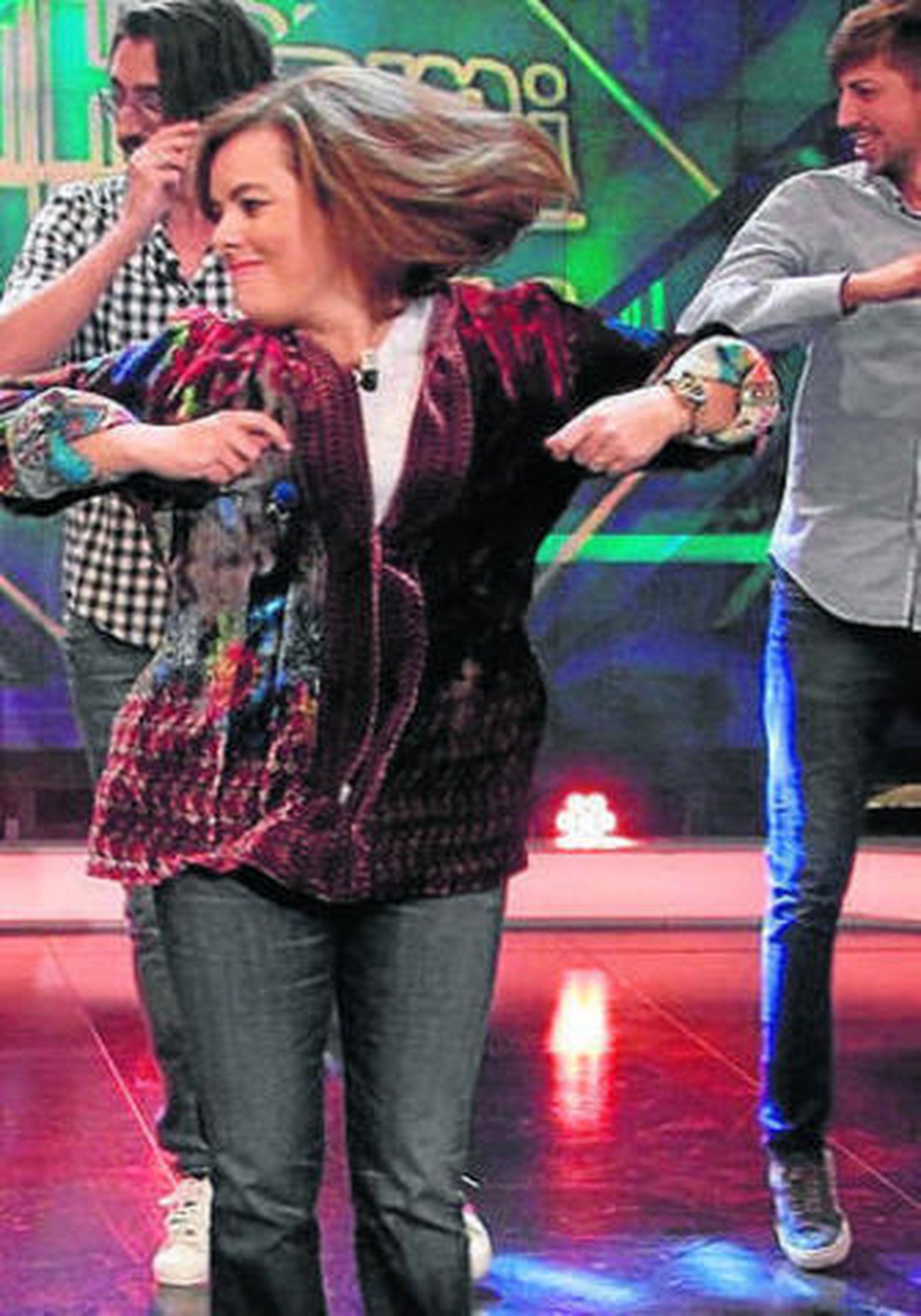 El baile de Sáenz de Santamaría.