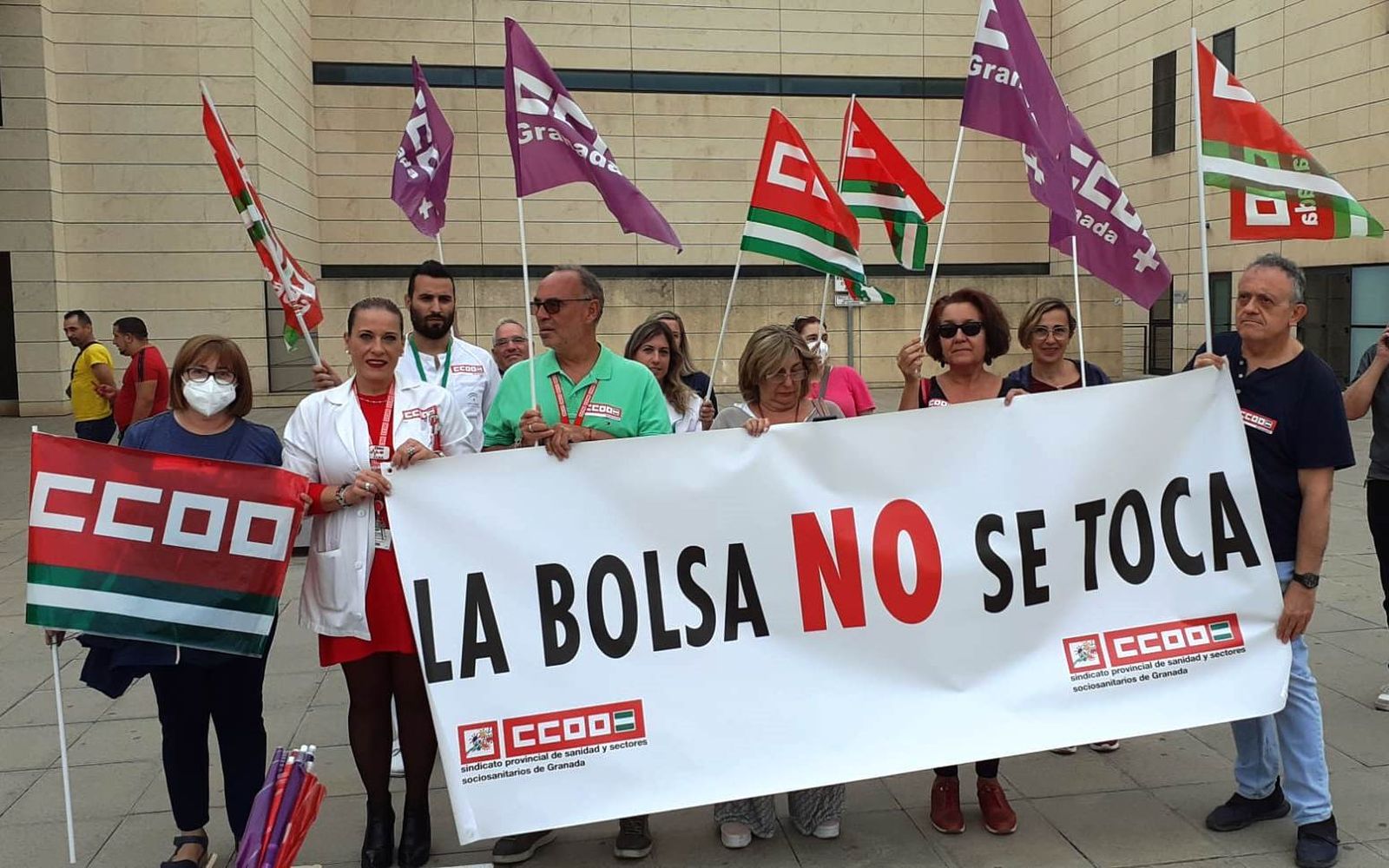 Profesionales del SAS prosiguen las movilizaciones  contra "los cambios impuestos en la Bolsa"