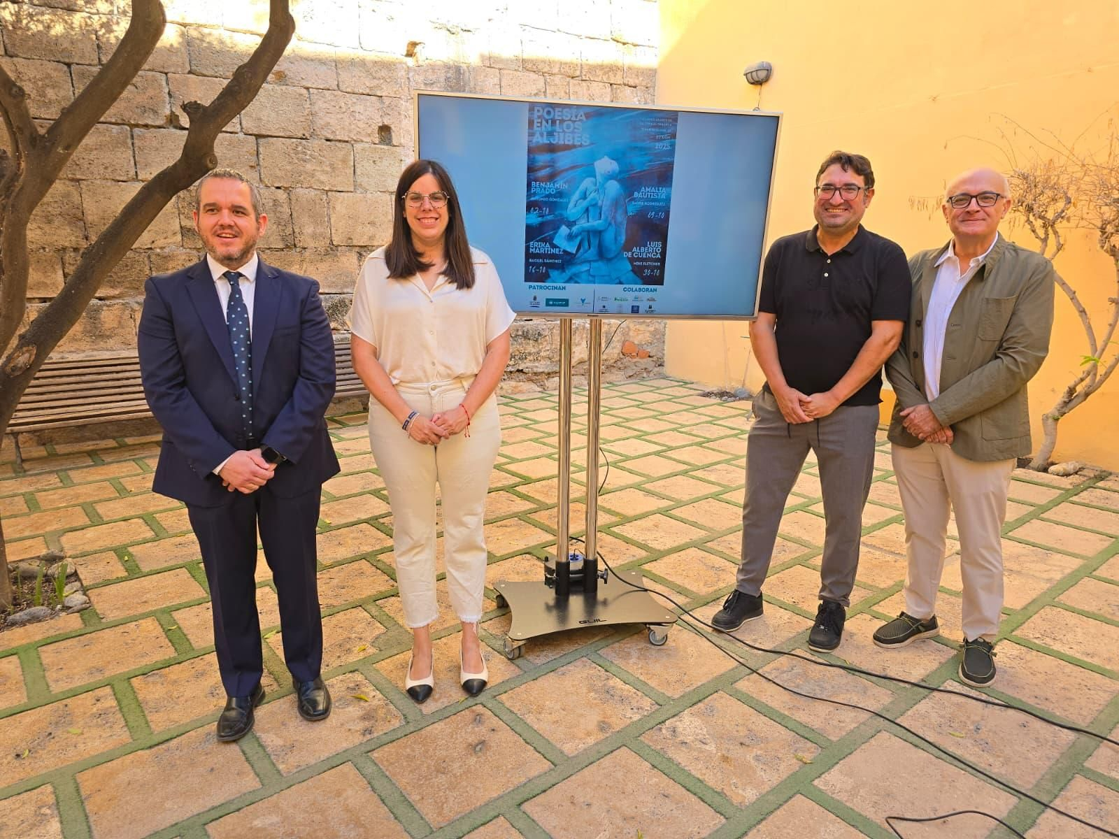 José Antonio Picón, Almudena Morales, Aníbal García y Antonio Lafarque.