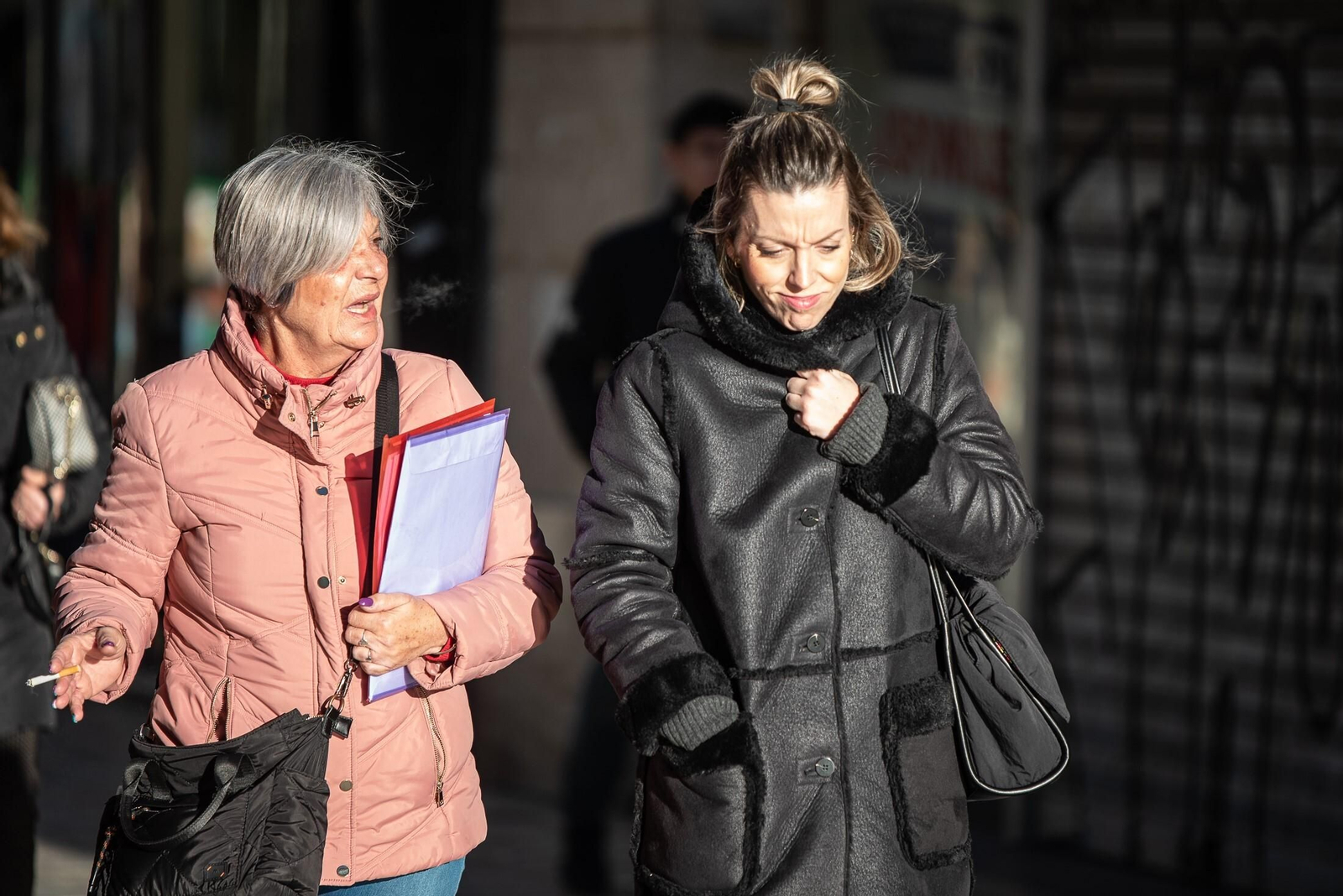 Ambiente de frío en Huelva