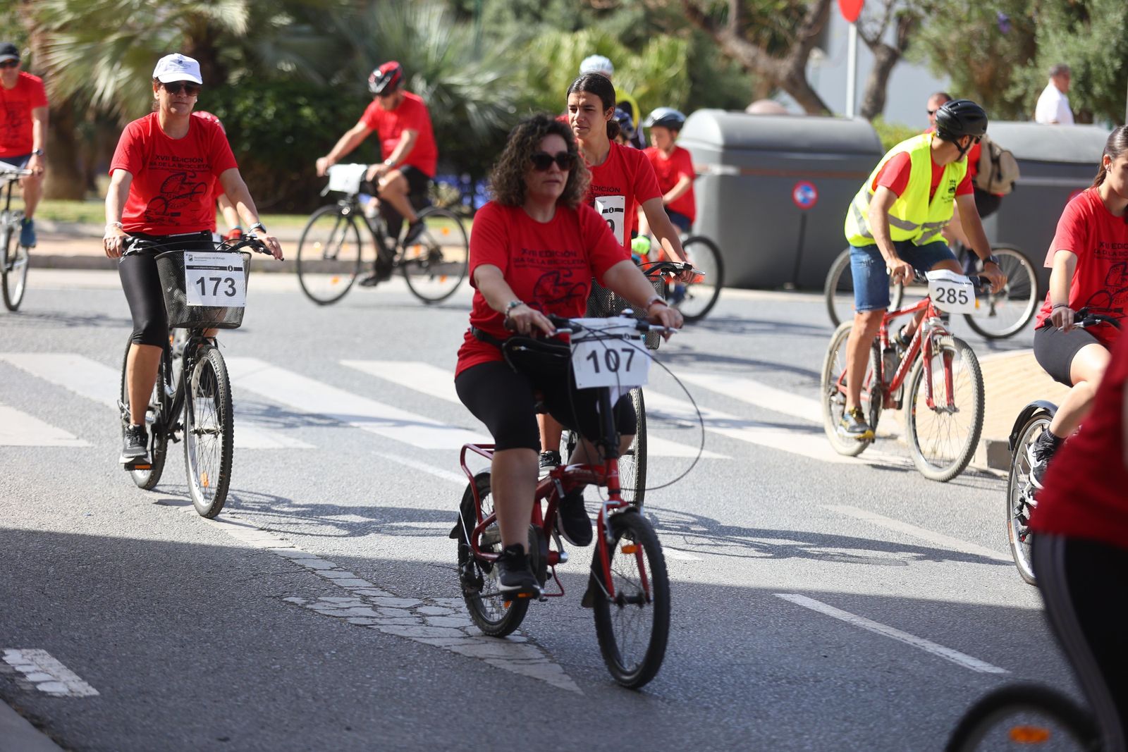 La 'bicicletada' de Cruz de Humilladero, en fotos