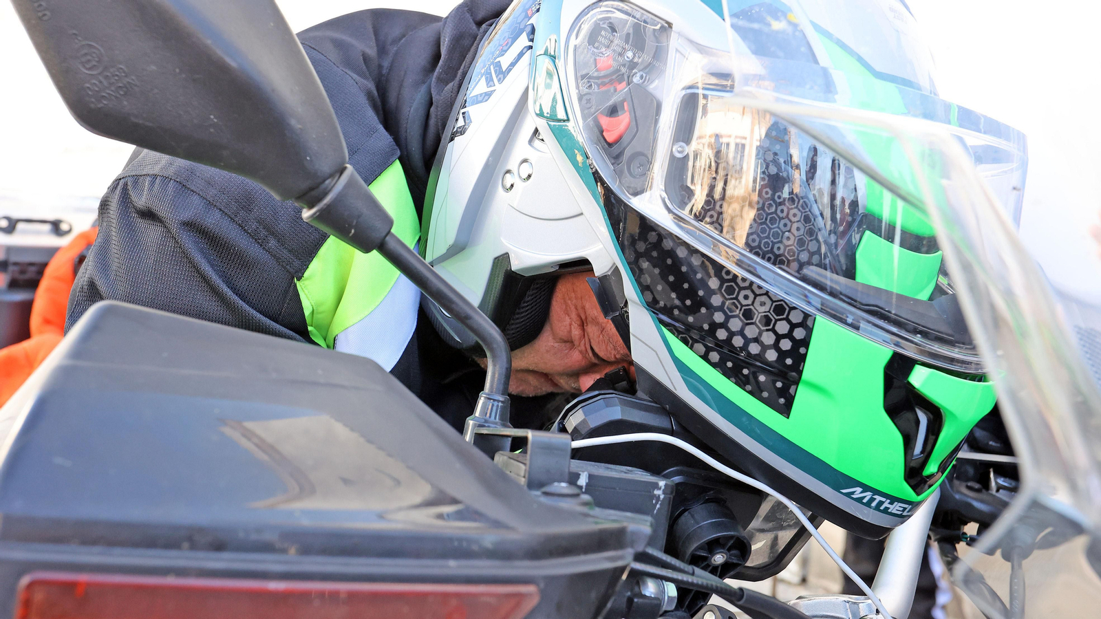 Prudencio Macías, motero enfermo de Esclerosis Múltiple que ha dado la vuelta a España en moto desde Jerez