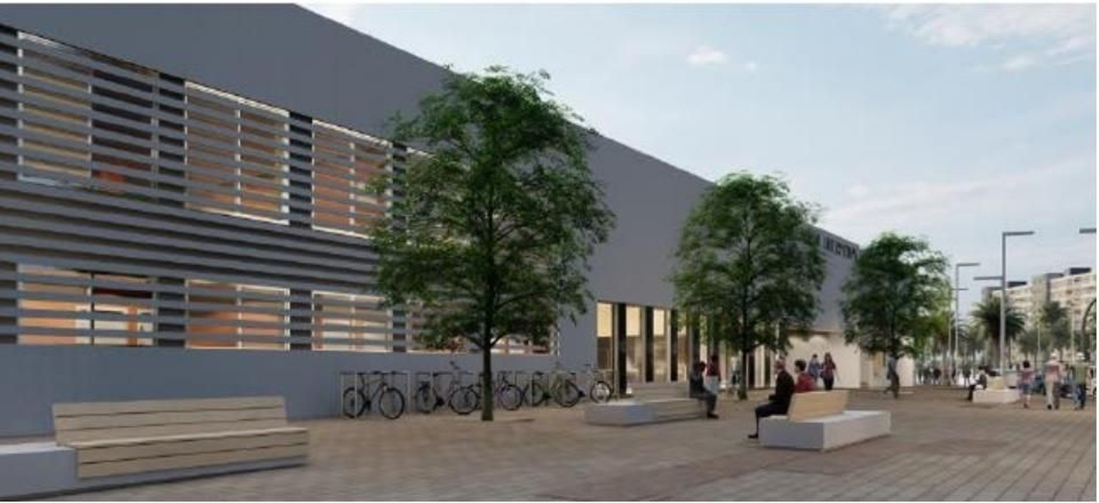 Maqueta virtual de la futura estación del AVE con la remodelación de la actual intermodal