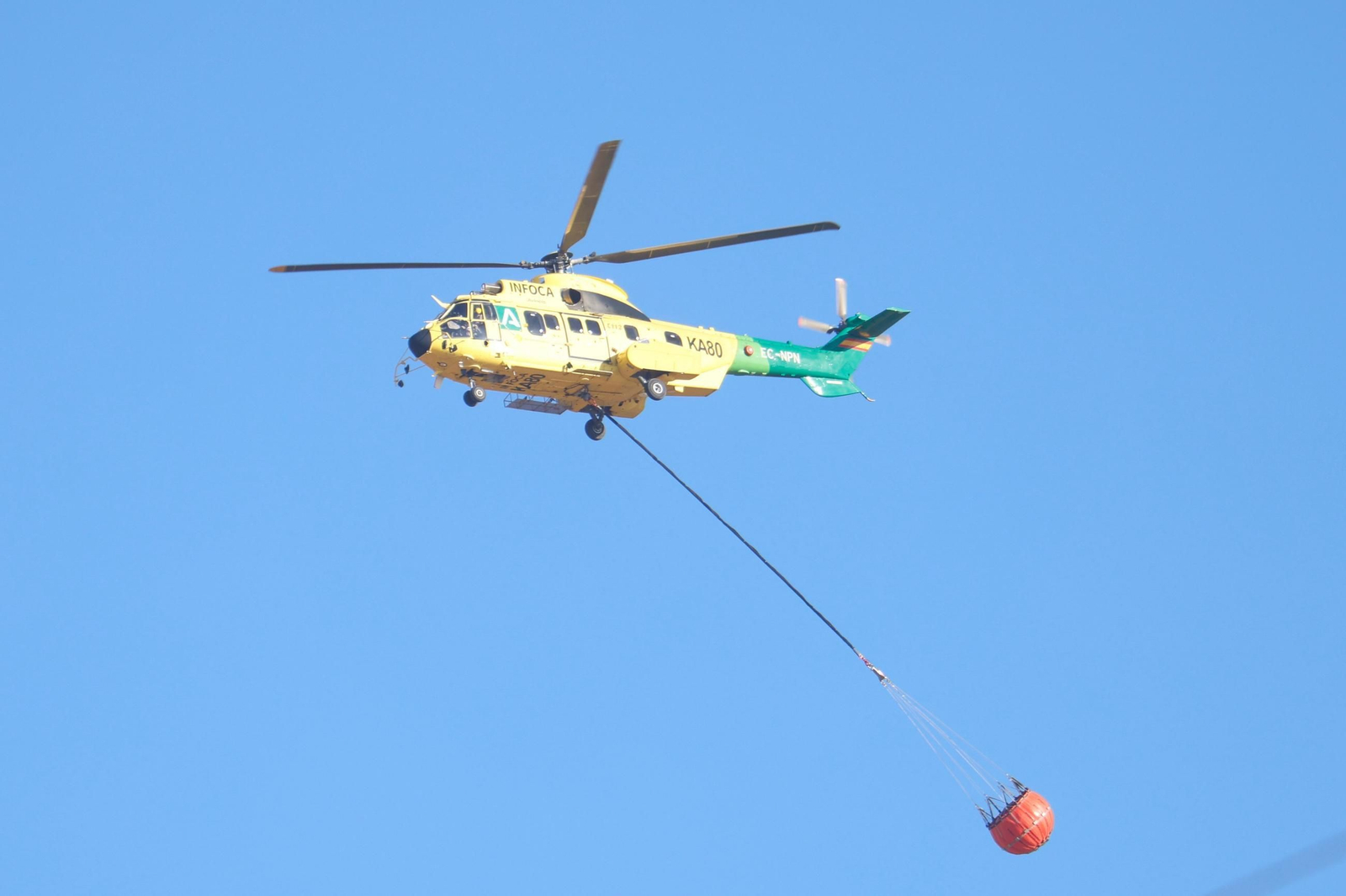 Las imágenes del incendio forestal de la Sierra de Córdoba