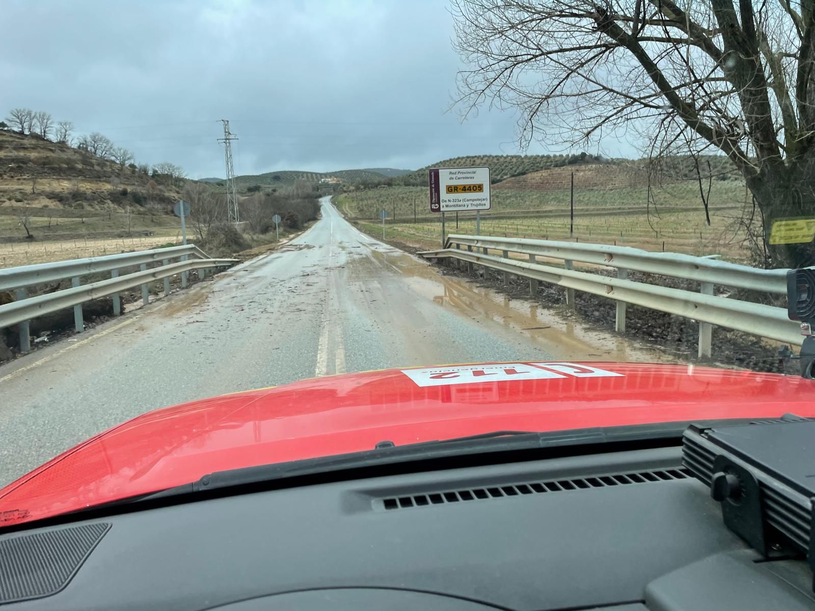 El paso de la borrasca Joseph por la provincia de Granada, en imágenes