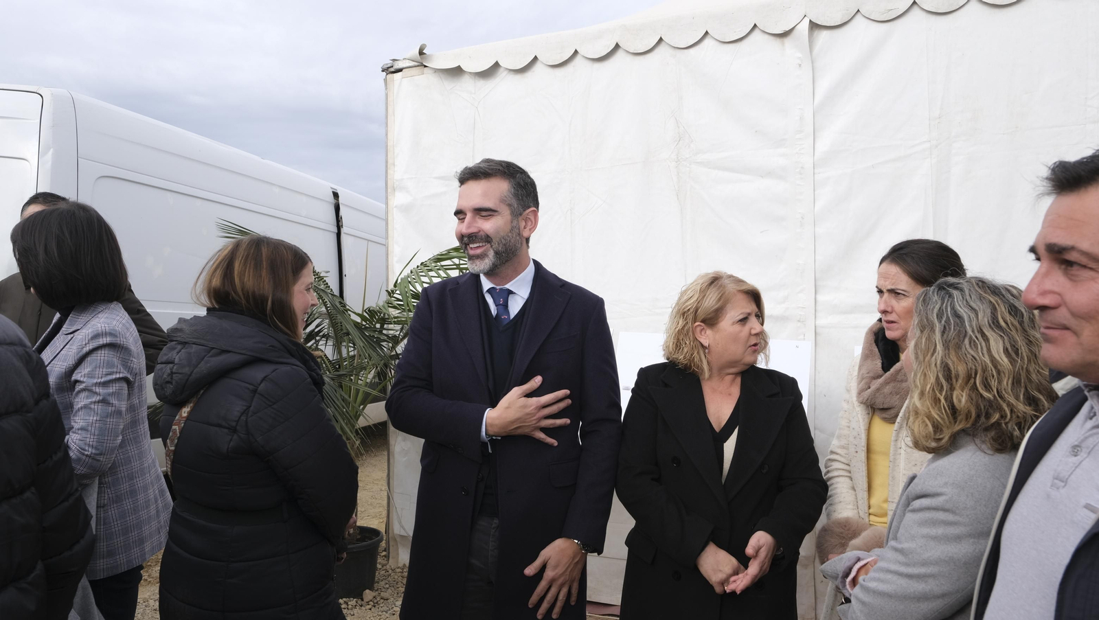 Imágenes de la inauguración de la planta de reciclado de residuos, en Gádor