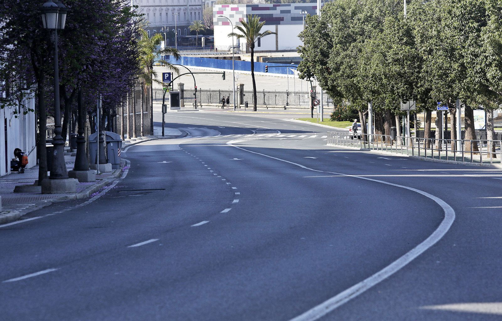 Imágenes del estado de alarma en cadiz - día 2
