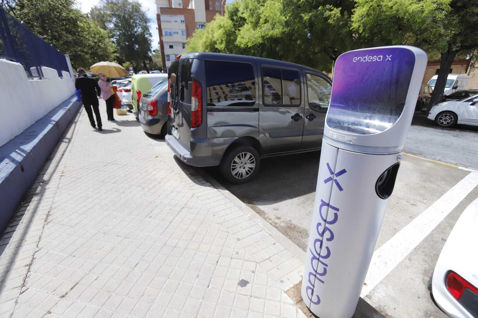 Punto de recarga de vehículos eléctricos en La Orden