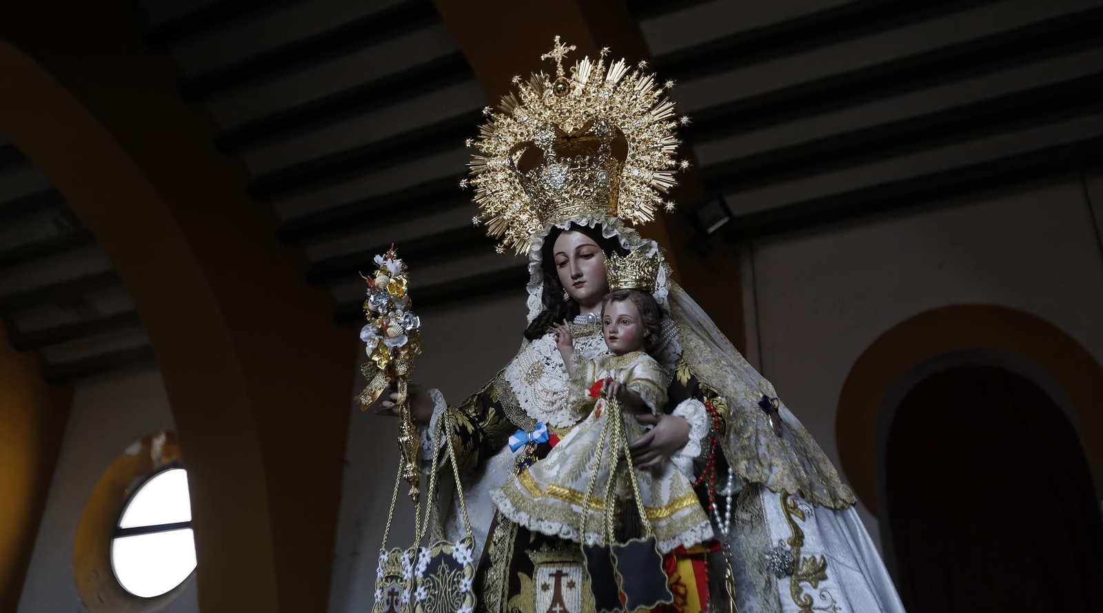 Procesión de la Virgen del Carmen de la iglesia de la Atunara en La Línea