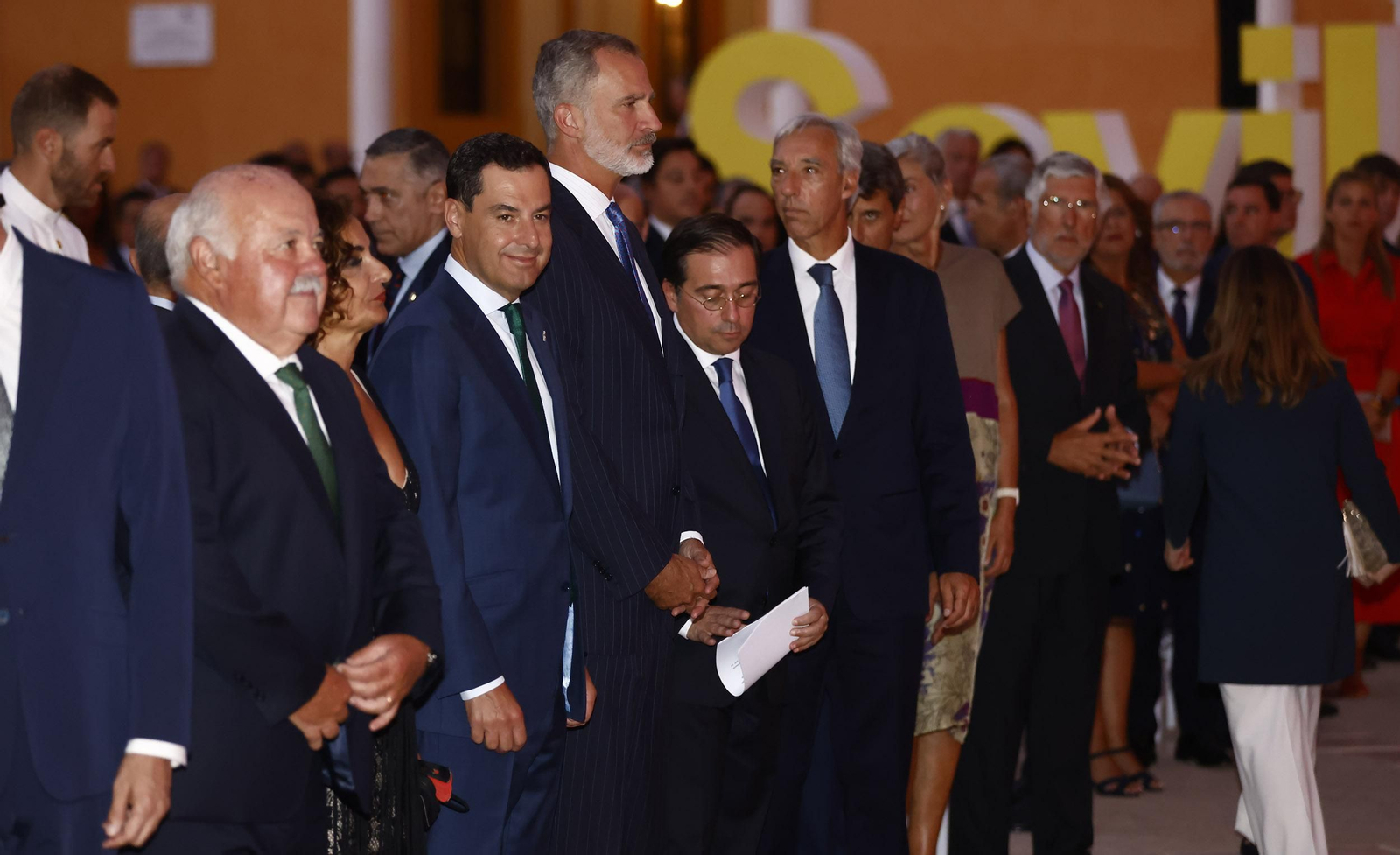 El Rey en el Alcázar de Sevilla con motivo de  los actos del V Centenario de Magallanes y ElCano, en imágenes