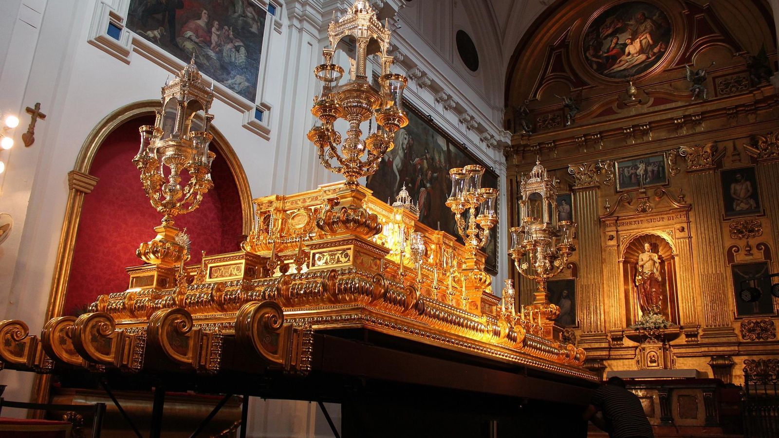 Detalle del cajillo durante la presentación de ayer.