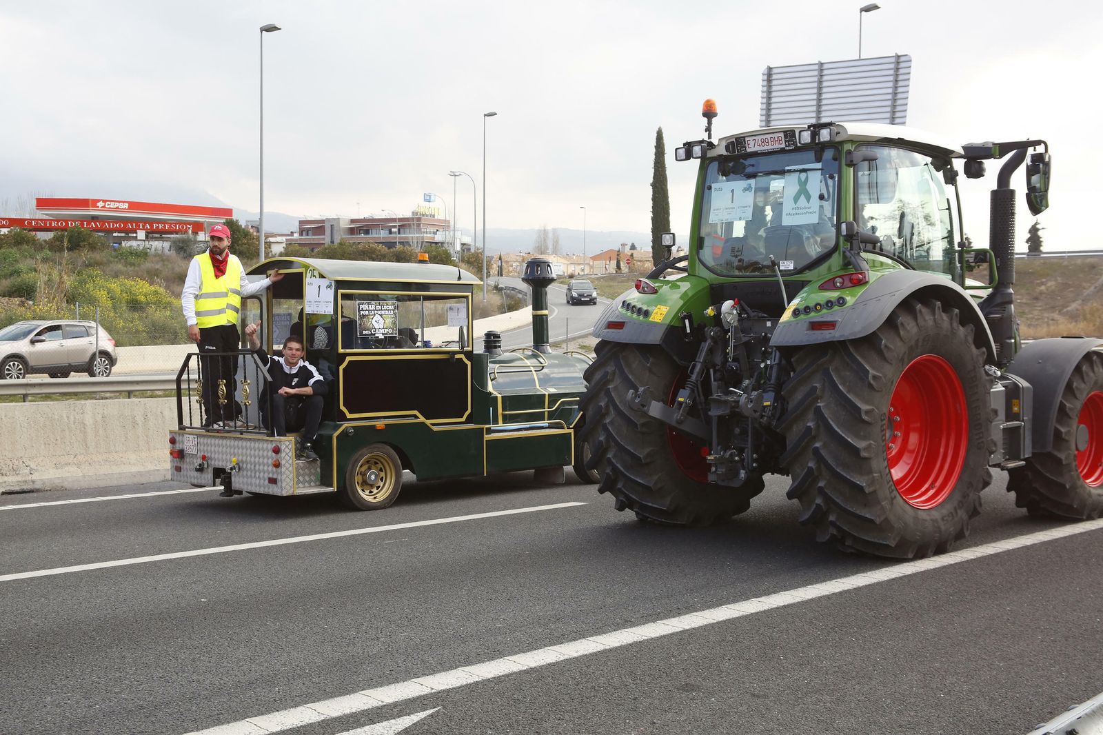 Curiosidades: las mejores fotos de la manifestación del campo en Granada