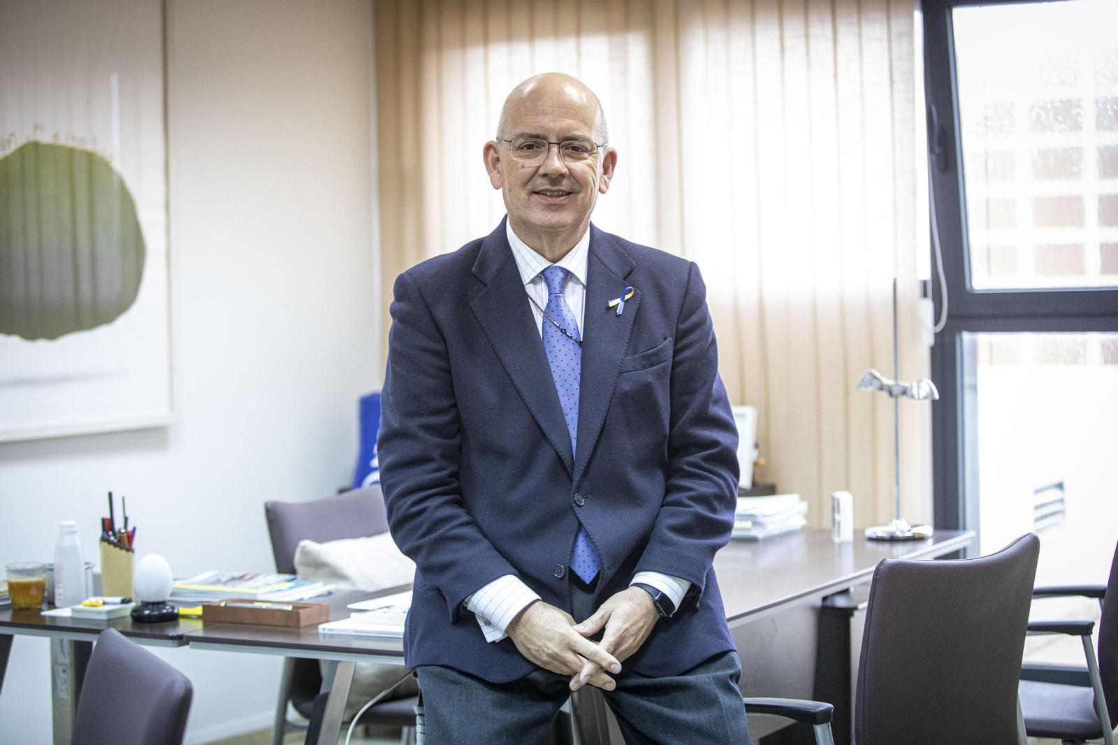 Javier Sánchez Rojas, en su despacho de la CEC.