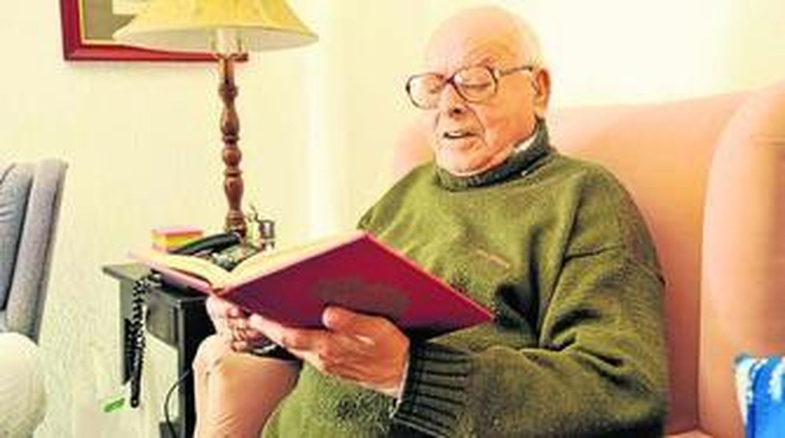 Manuel Pérez Gil, el pasado abril en su casa de Arcos.