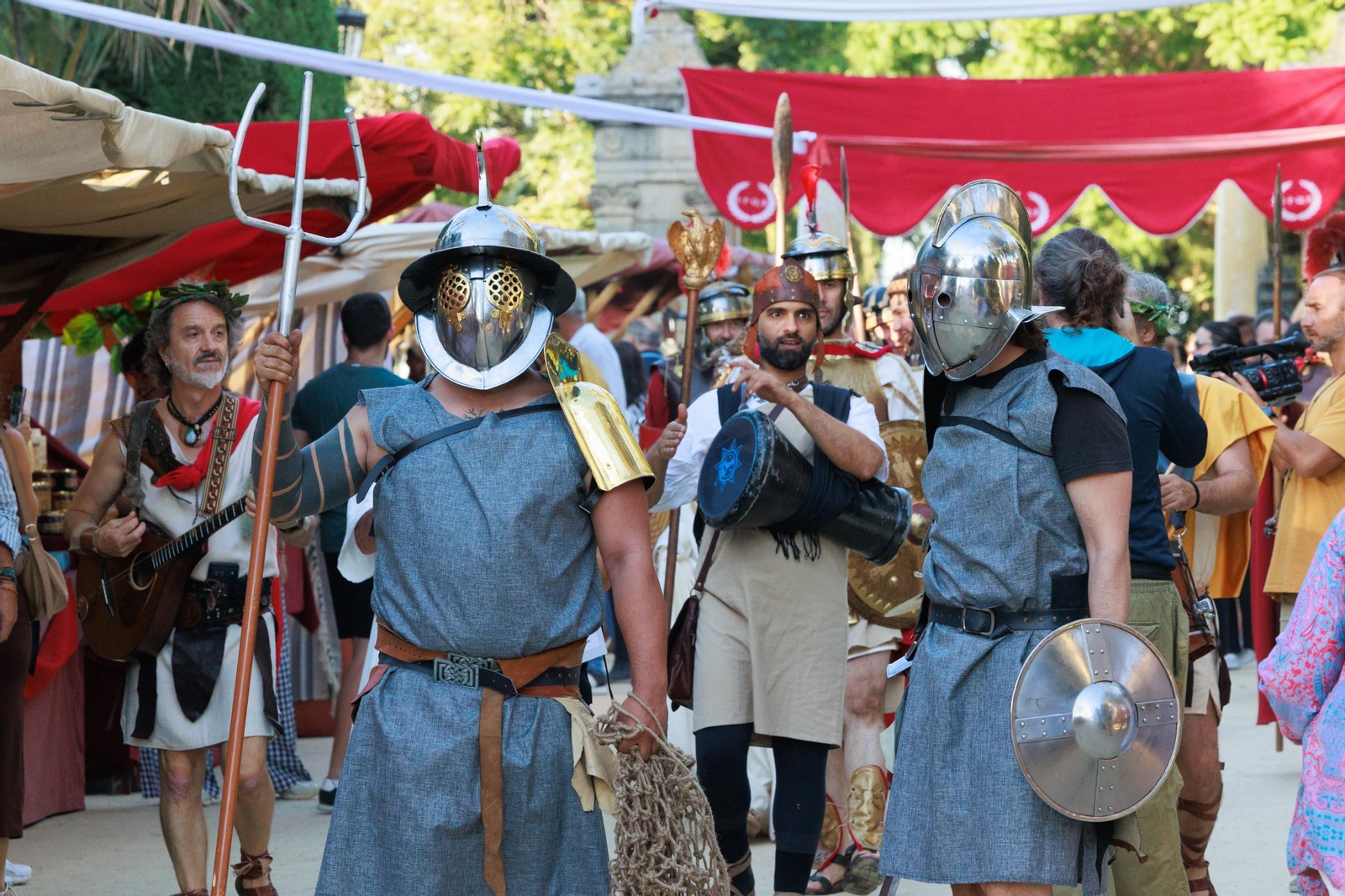 Las imágenes del Mercado Romano en el Parque Genovés de Cádiz