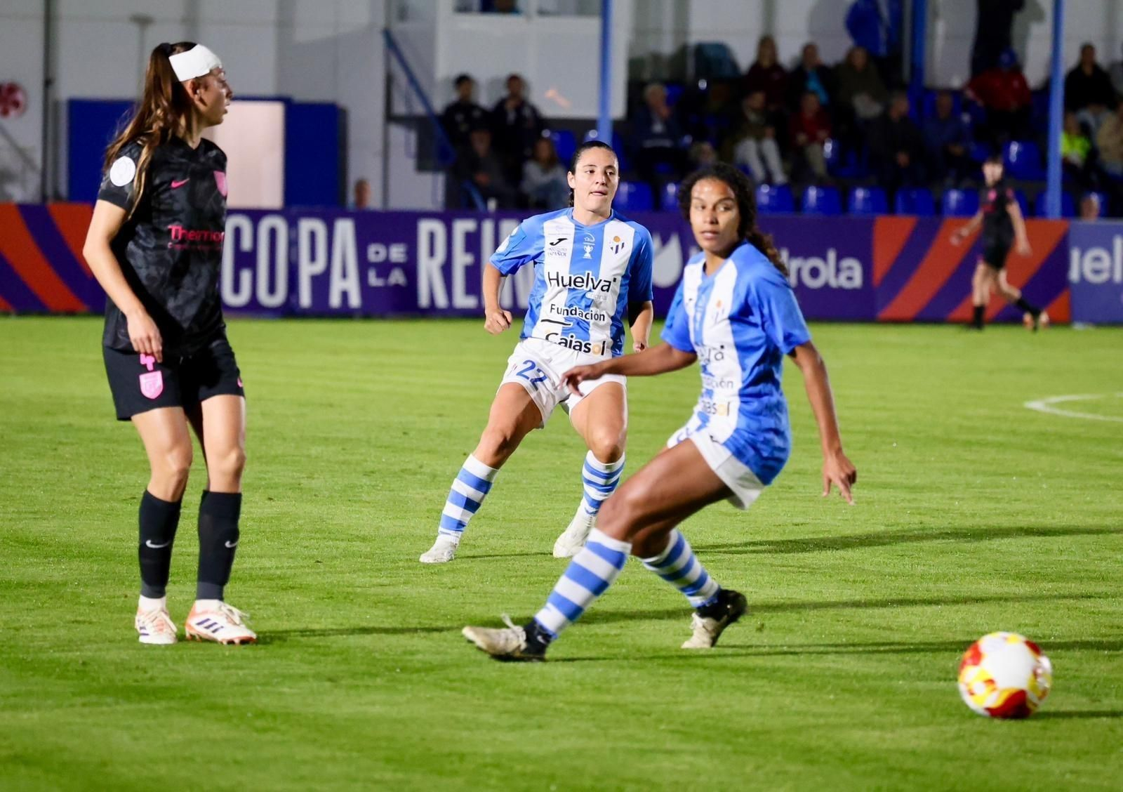 Un lance del partido de Copa.